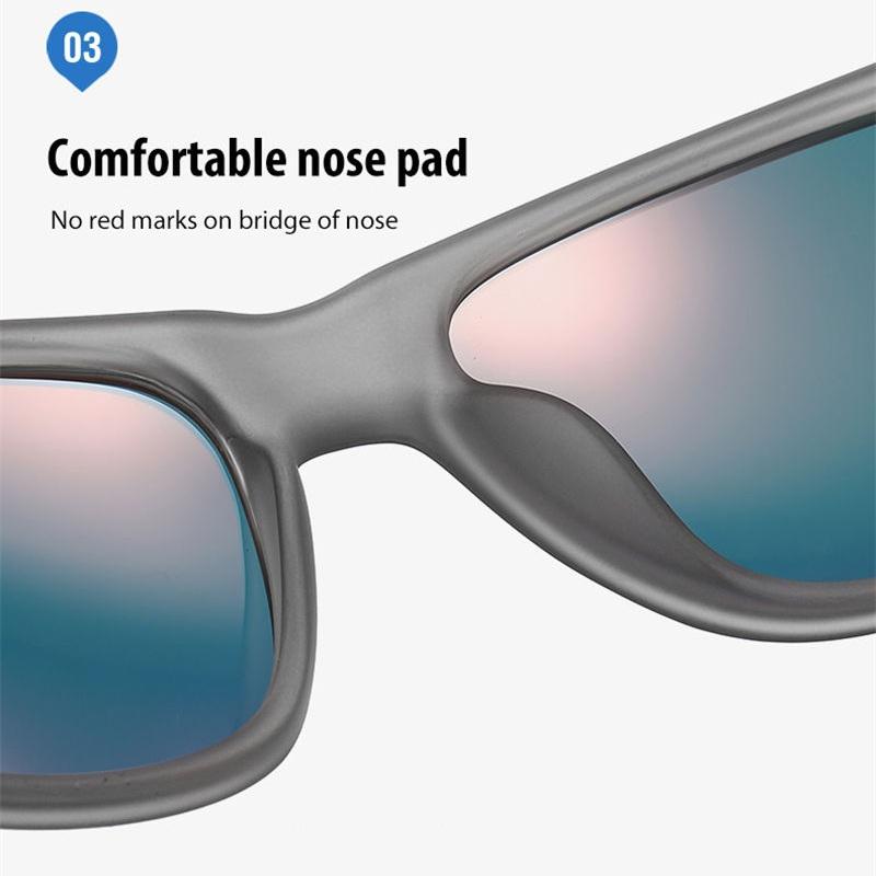 aoron Colorful Polarized Sunglasses Sport Fishing Driving Running Sunglasses UV400 Anti Glare Eyewear for Men Women