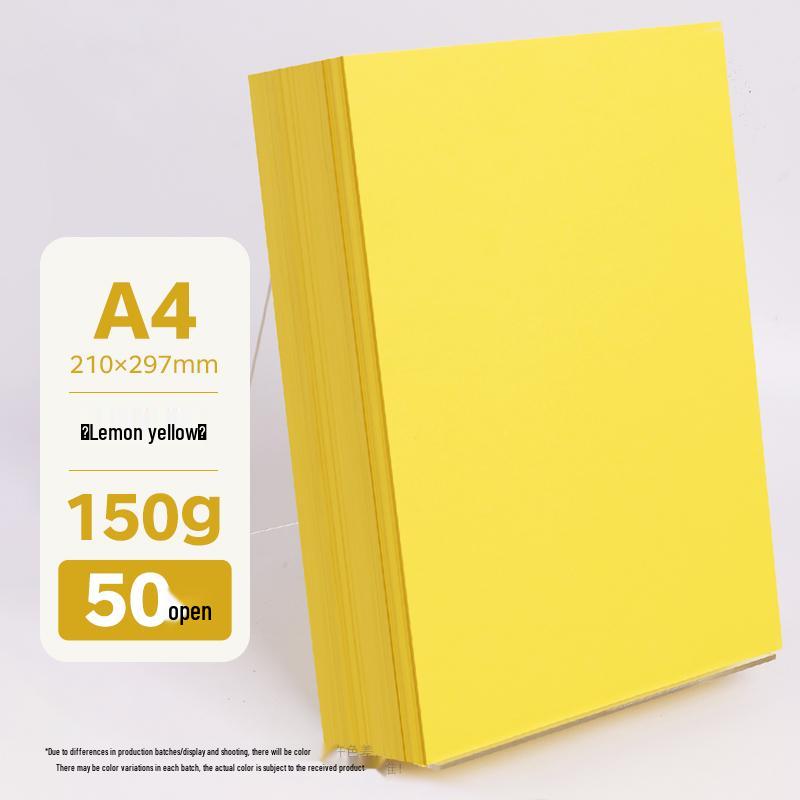 A4 Assorted Color Thickened Origami Paper 80g/120g/150g - Pink, Red, Blue