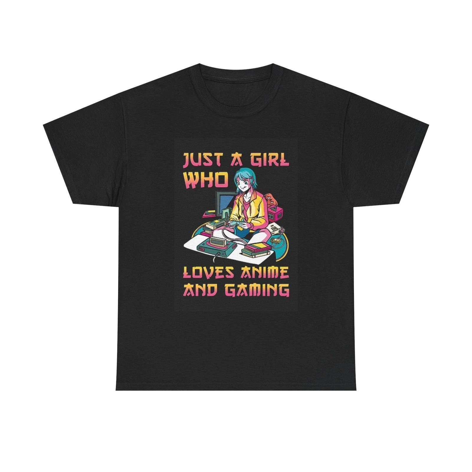 Men s and Women s T-shirts Just A Girl Who Loves Anime S