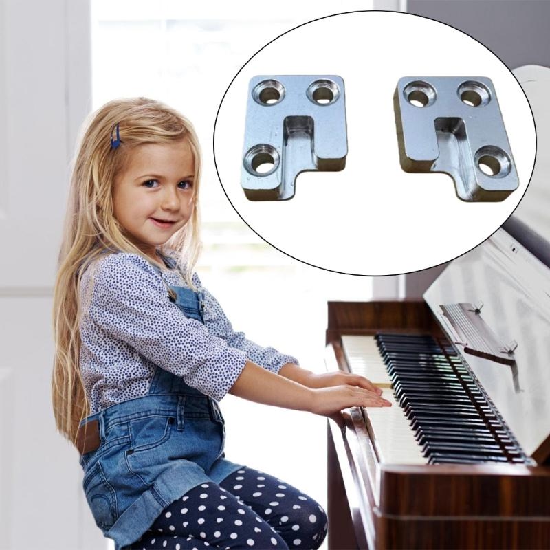2Pcs Piano Slow Fall Hook Light Weight Aluminum Alloy Replacement Slow Down Hook for Simple Repair Easy to Use