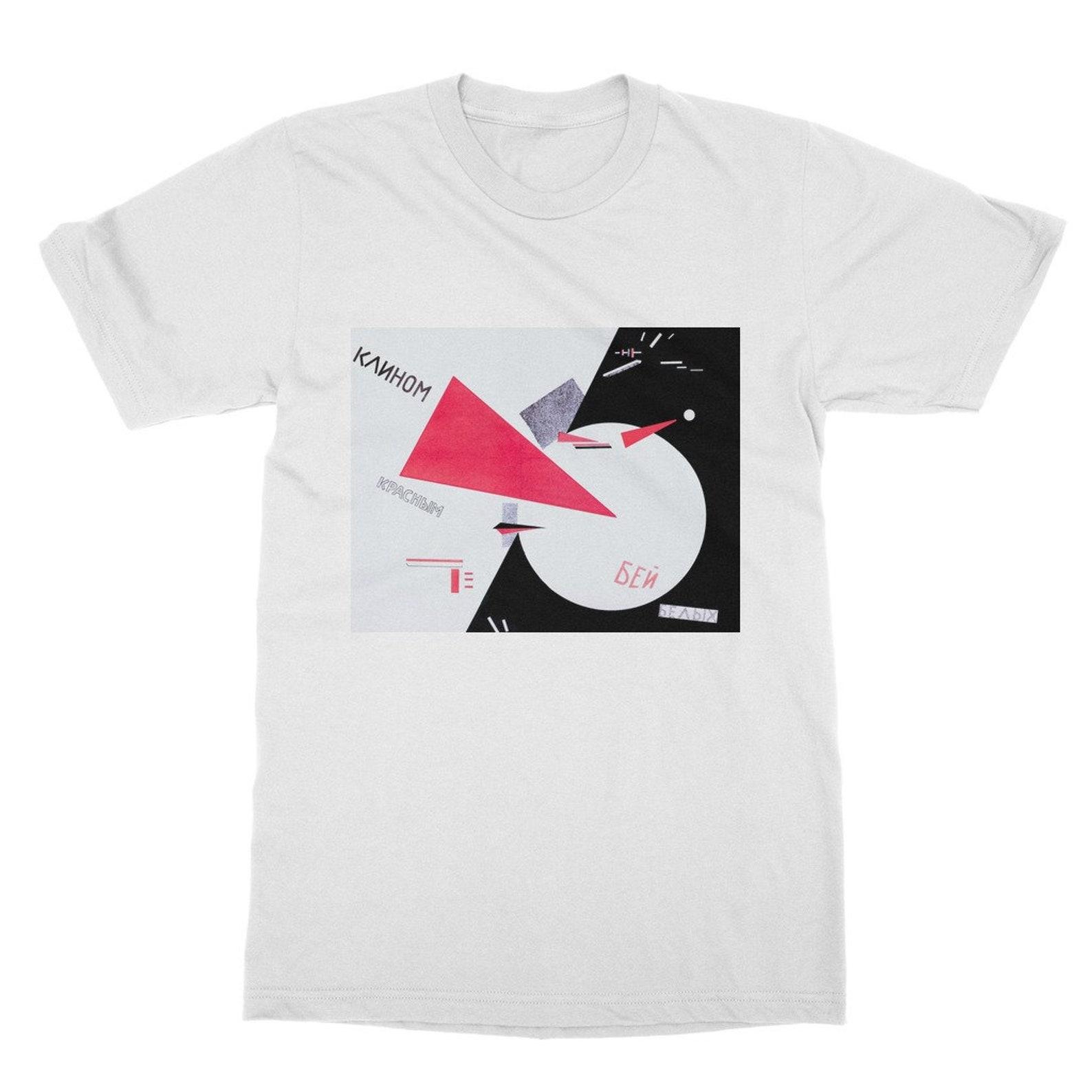 Bauhaus Graphic T-Shirt, Modernist Design, Unisex Cotton Tee 3XL