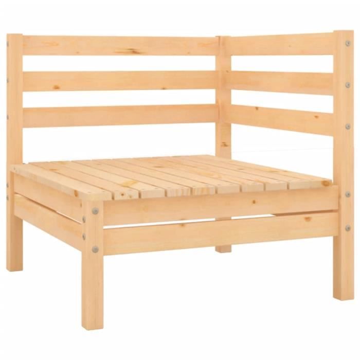 VidaXL Salon de jardin 10 pcs Bois de pin massif 3083029