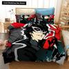 Mode 3D Druck Persona 5 P5 Anime Spiel Bettwäsche Set Doppel Twin King Bettbezug Steppdecke Kissenbezug Jungen Mädchen Erwachsene Schlafzimmer