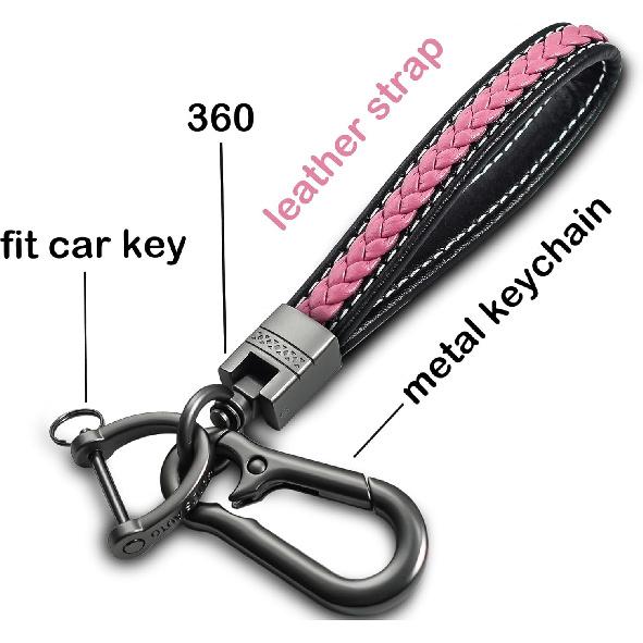 for Volkswagen key fob cover with metal/leather keychain,TPU 5 Buttons Key case,compatible with Tiguan Atlas Jetta Passat Golf Alltrack Remote smart