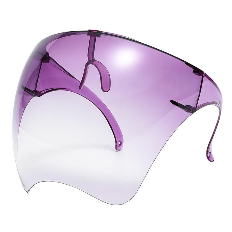 

Full Face Mask Anti-Fog Anti-Splash Safety Goggle Cycling Sunglasses Transparent Protective Faceshield Face Cover Sun Glasses A6