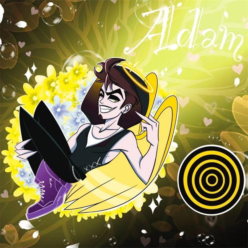 Hazbin Hotel Angel Dust Vaggie Husk Vox Adam Valentino Alastor Custom Acrylic Stand Desktop Ornament Festival Gift