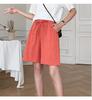 Cotton And Linen Five Trousers Female Summer Breathable Trousers Casual Wide-legged Trousers Loose Large Size