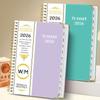 A5 Size 2026 Planner Notebook Yearly Schedule Daily Plan Yearbook Spiral Notebook  Office Supplies