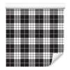 Wallpaper Black and White Checkered Gray for Living Room and Bedroom 50x1000