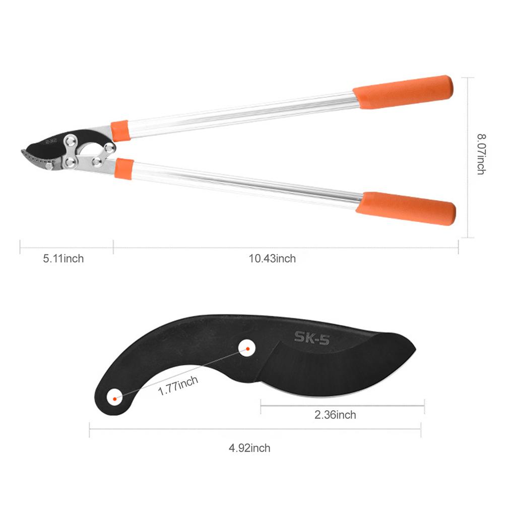 Nůžky Sharp Anvil Lopper Profesionální zahradnické nůžky na větve Nůžky s ráčnou Zahradnické nůžky s ráčnou