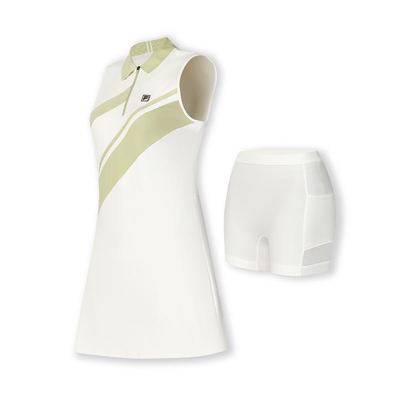 New FILA Sleeveless Dress Women's Starlight White A11W443301FWT