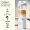 Blender - CUISINART - PBL100E Blast&amp;Go - 120 W - 500 ml - 50 dB - Blanc