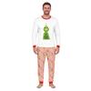 Juleprint Rundhals Top og Joggingbukser Sæt Ferie To Delt Loungewear Outfit