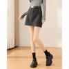 TERRE BLEUE Women's High-Waist A-Line Short Skirt