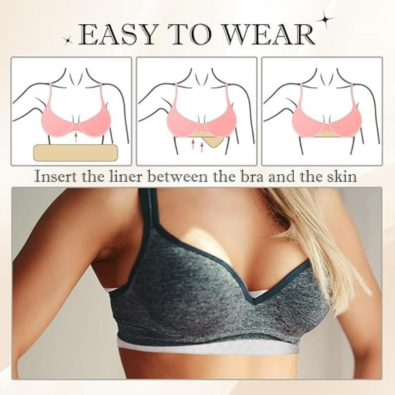 1-20pcs Upgrade Cotton Bra Liners Sweat Absorber Rectangle Under Breast Sweat Pads for Women Washable Bra Liners for Sweating