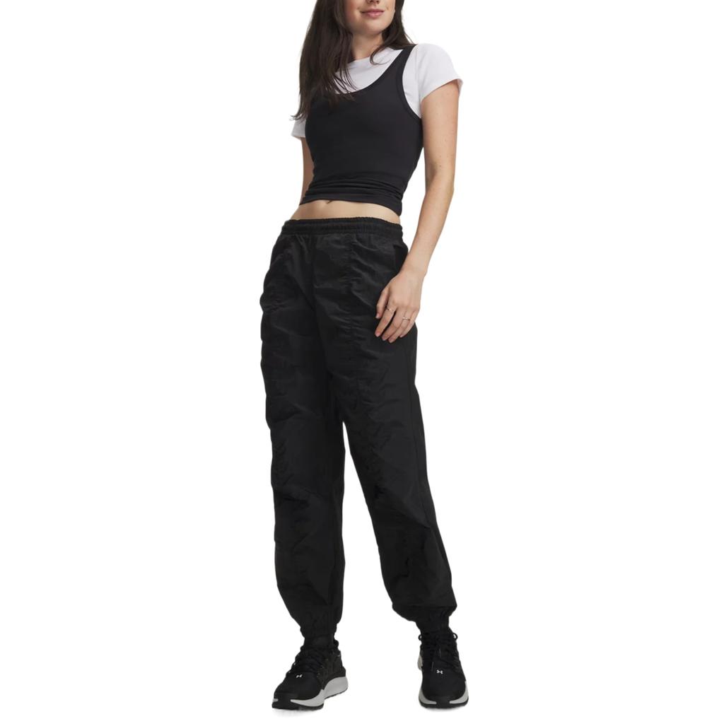 Under Armour Rival Solid Mid-Rise Casual Pants Women bottoms 6013566-008