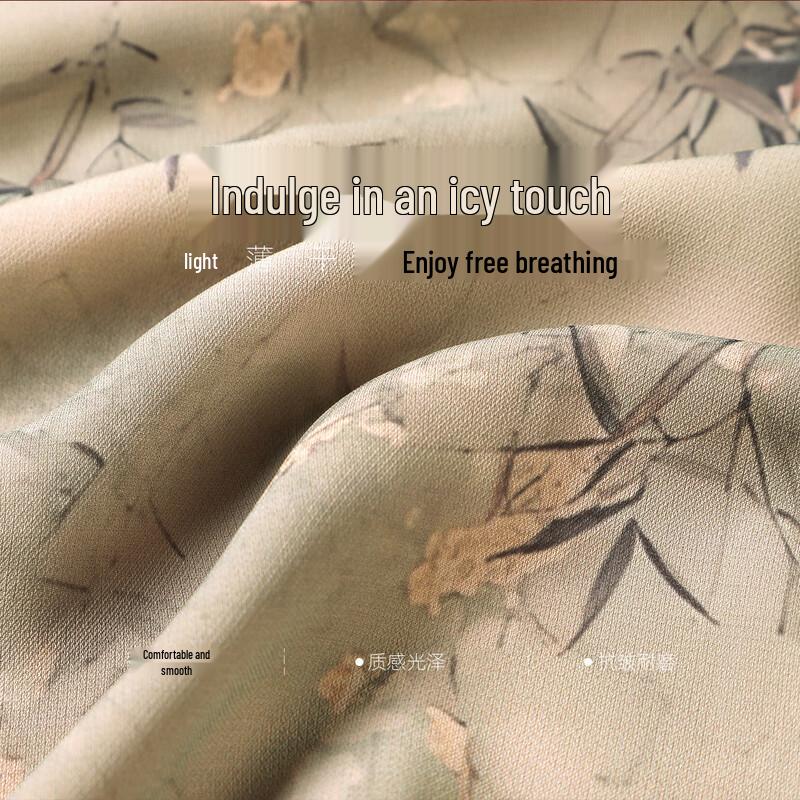 Elderly Women's Spring Autumn Three-Quarter Sleeve Casual Shirt