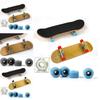 Complete Wooden Fingerboard With Foam Tape And Grit Box Ideal Gift For Skateboard Lovers