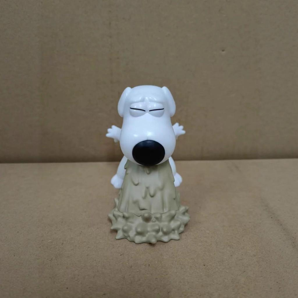 Family Guy Brian Griffin Vomiting Dog Pvc Figure With Humorous Design For Anime Collectors And Desk Decor