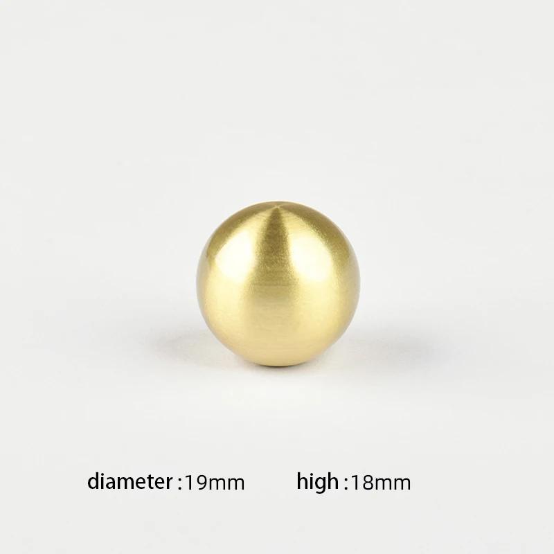Round Brass Dresser Knobs Drawer Handle Cabinet Door Handle Antique Antique Kitchen furniture Hardware Knob Kitchen  Handles