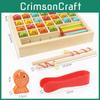 Wooden Fishing Learning Box For Kids With Magnetic Fish Educational Toy For Early Development