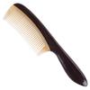 Elegant and Exquisite Ebony Comb, Sheep Horn Comb, Wave Beam Haircut Accessories, Haircut Comb for Women