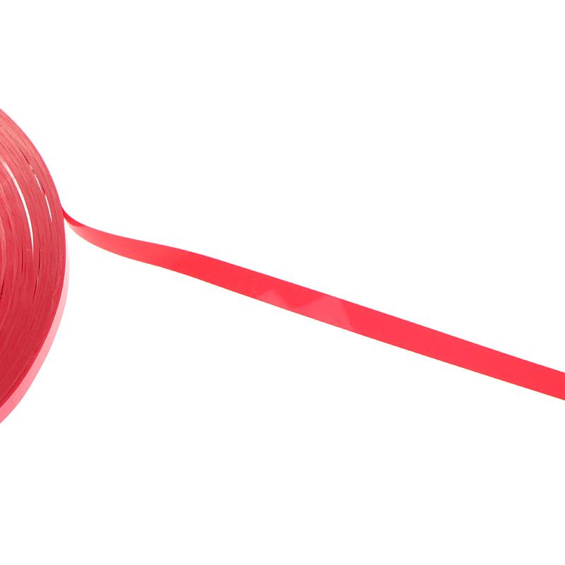 1 Rouleau Rouge 1/8″ Bande d'Épissage de Cassette Magnétophone Bande d'Amorce Bande Joint Remplacement Base Bande Spéciale