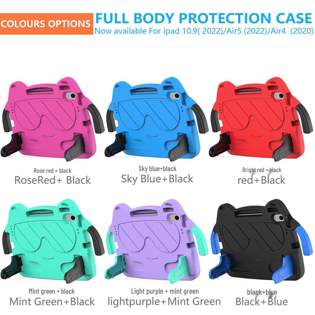 iPad 10 Protective Case with Handle & Stand, Air 6/5/4, Pro11, 10.2/10.5, Kids' Drop-Proof Cover