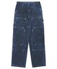 Nomaenyueol Triple Knee Dyed Work Pants - Dyed Blue