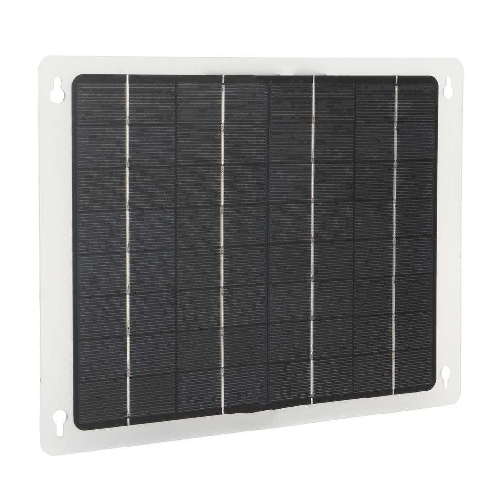 20W 12V Solar Panel Polysilicon Battery Charger Panel Dual USB Charging Port Obd Cable for Car RV Ch