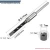 Industrial Grade Mortise Drill Bit - Steel Square Hole Opener for Woodworking