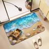 Tropical Ocean Fish Printed Doormat Underwater Coral Reef Style Anti Slip Welcome Mat For Home Home Decor Indoor Door Mat