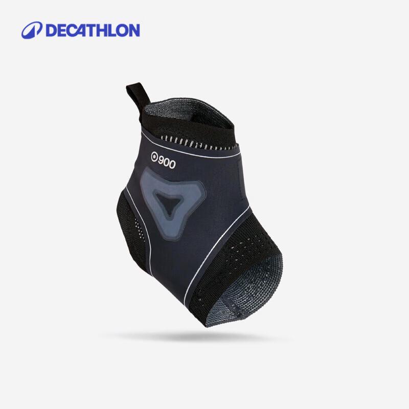 Тонкий спортивный голеностопный бандаж Decathlon для мужчин и женщин One Size