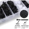 100PCS Plastic Car Body Trim Clips, Universal Car Bumper Clips, Rivets Fasteners Push Retainer Kit, Auto Push Pin Rivets Set With Storage Box