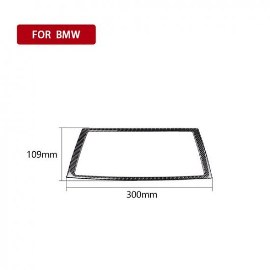 New Carbon Fiber Gear Shift Panel Cover For BMW X5 E70 X6 E71 Low Match 2008-13