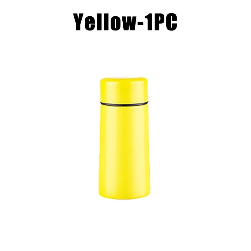 Sport Travel Mini Tumbler 160ml Stainless Steel Thermos Cup Portable Milk Coffee Water Bottle Solid Color Leakproof Hot Cold