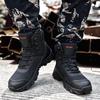 2023 Autumn Men's High-Top Camouflage Jungle Combat Boots Plus Size