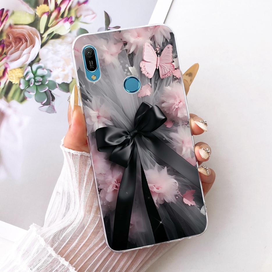 For Huawei Y6s 2019 Case JAT-LX3 Cute Lion Fashion Painted Cover Soft Silicone Case For Huawei Y6 Prime 2019 Y62019 Fundas Coque