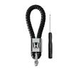 3D Metal Leather Car Emblem Key Chain Keyring Pendants Accessories For Honda Civic 10th 11th Gen Hrv Jazz City Fit 7 Crv Odyssey IP8