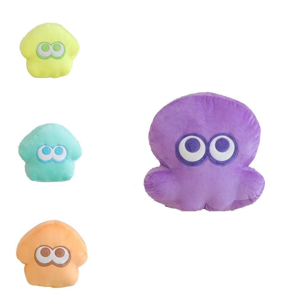 Splatoon Octopus Plush Pillow Cushion For Kids Orange Blue Yellow White Purple Red Dark Blue