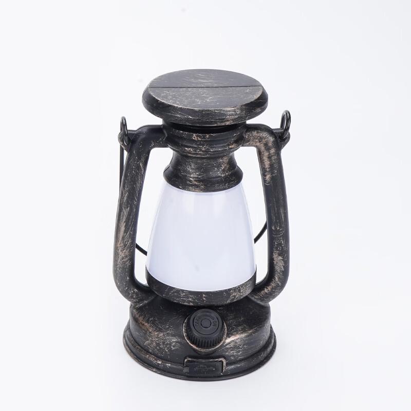 Lishi Outdoor Retro Solar Rechargeable Camping Lantern