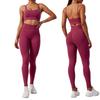 New Seamless Women's Yoga Set: Sports Bra, Fingerless Gloves, and Hip-Lifting Shorts for Fitness