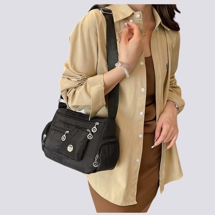 Women Waterproof Bag Nylon Shoulder Bag Crossbody Bag Casual Handbags