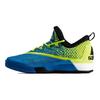 adidas Crazylight Boost Comfortable Sports Lace-Up Durable Shock Absorption Non-Slip Low-Top Basketball Shoes Men Sneakers Blue Yellow AQ8237