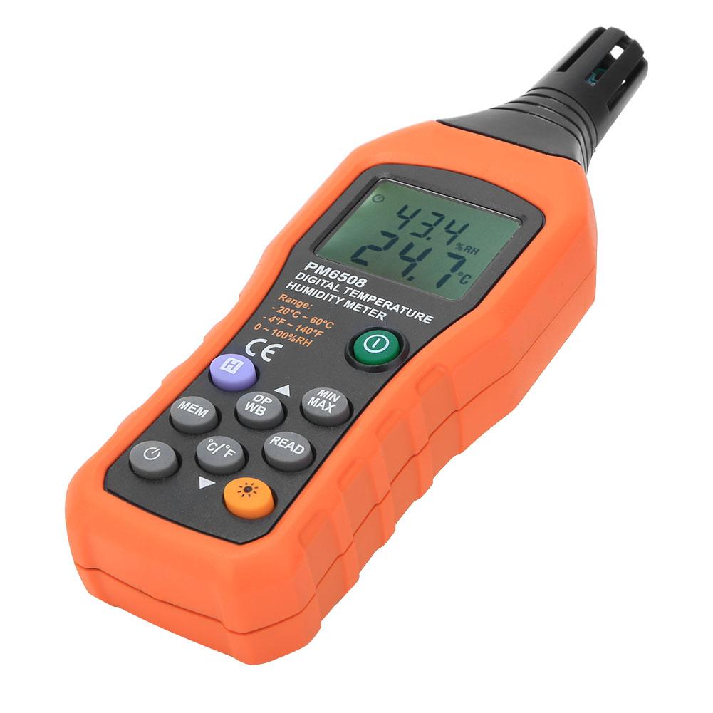 PEAKMETER PM6508 Digitales Feuchte- und Temperaturmessgerät Hygrometer Thermometer