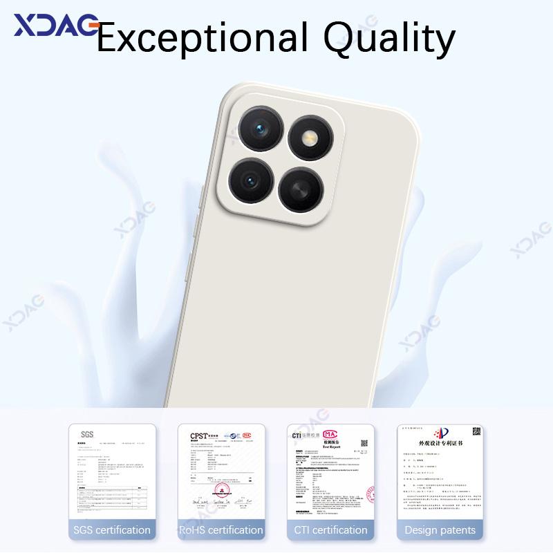 2025 Luxusní čtvercový tekutý silikonový obal pro Honor X8C HonorX8C 6.7" Globální měkký kryt na telefon Vodotěsné pouzdro Coque Armor