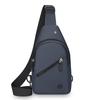 Korean Fashion Men's Chest Bag Simple Commuter Messenger Bag Multi-layer Storage Portable Travel Shoulder Bag.