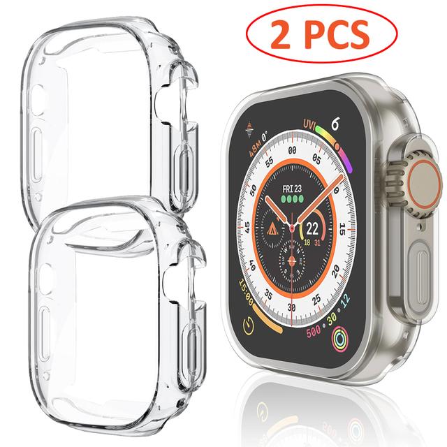 2er-Pack Armband für Apple Watch Band Ultra 3 49mm 44MM 40MM 45mm Armband Uhrenarmband Displayschutzfolie Apple Watch Serie 5 6 SE 7 8