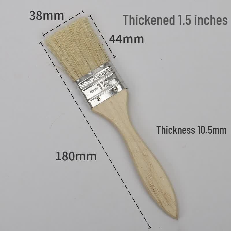 Multi-Purpose Wooden Handle Paint Brush Set