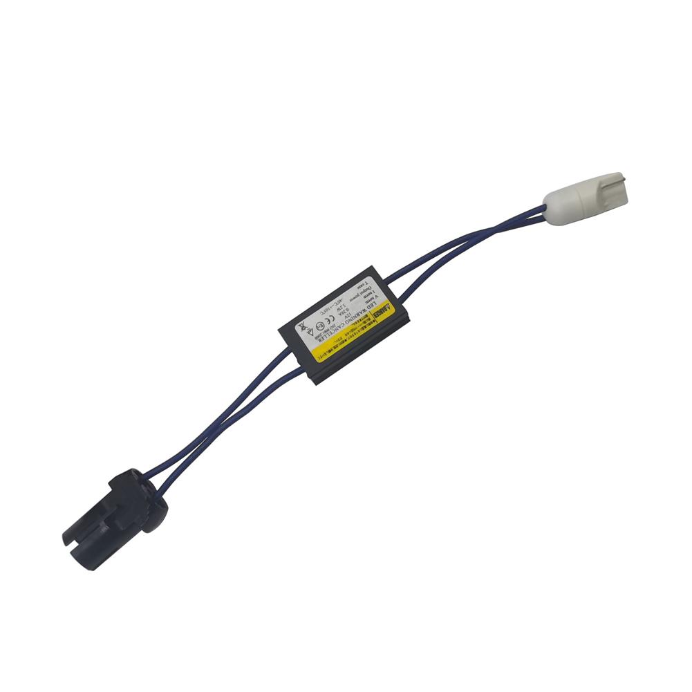 T10 12V LED Canbus Decoder Cable Load Resistance Warning Decoder Eliminates Light Faults Decoders Plug and Play